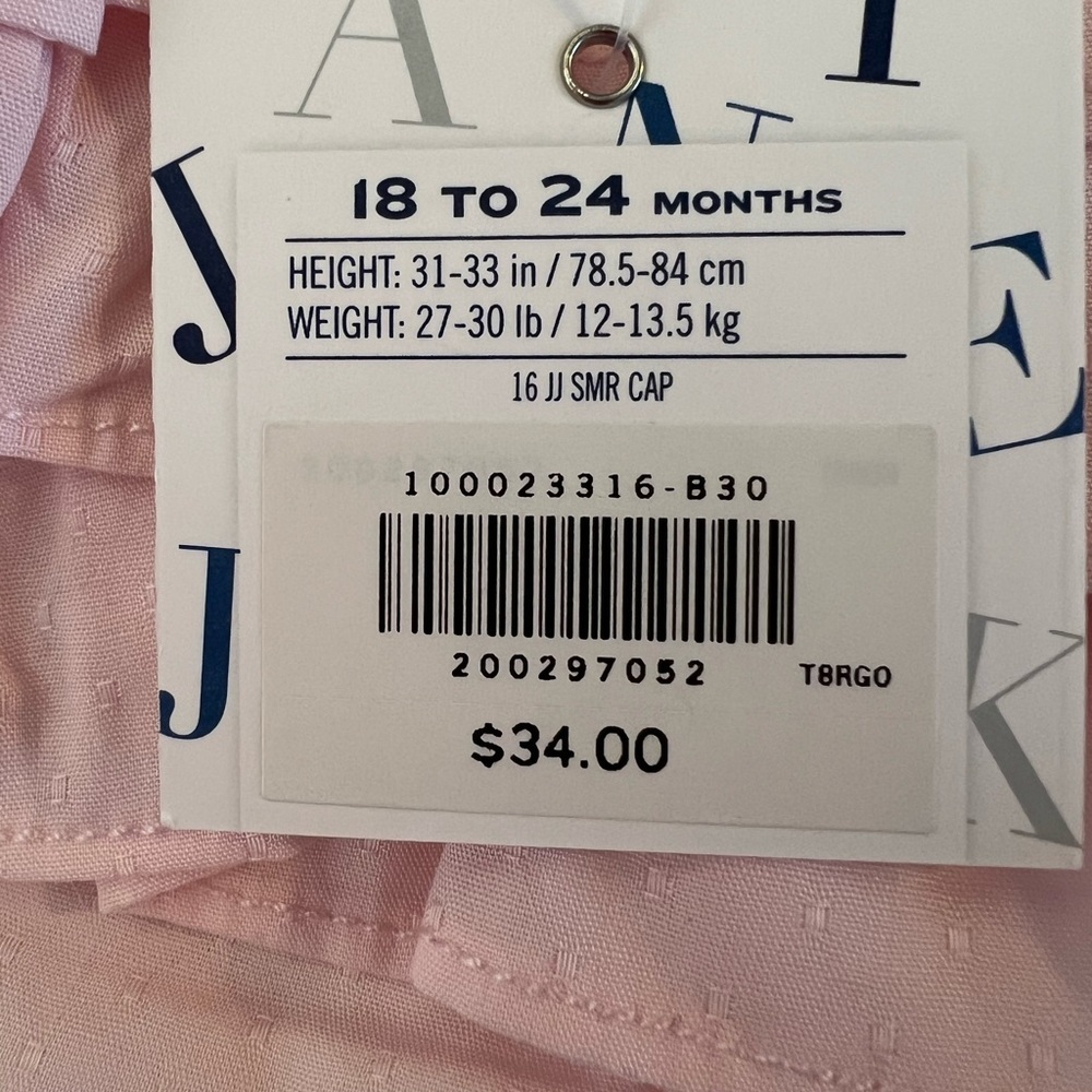 Janie and Jack NWT 18-24 months pale pink ruffle bloomers - Picture 2 of 3